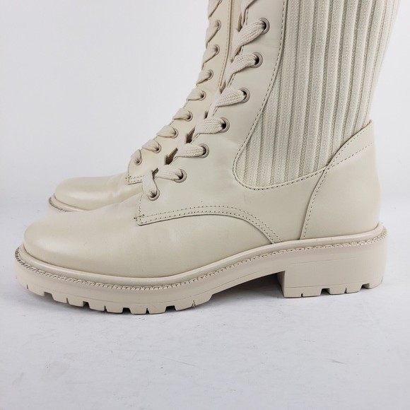 Sam Edelman Lila Knee High Boots Womens Stretch Ribbed - Picture 4 of 16